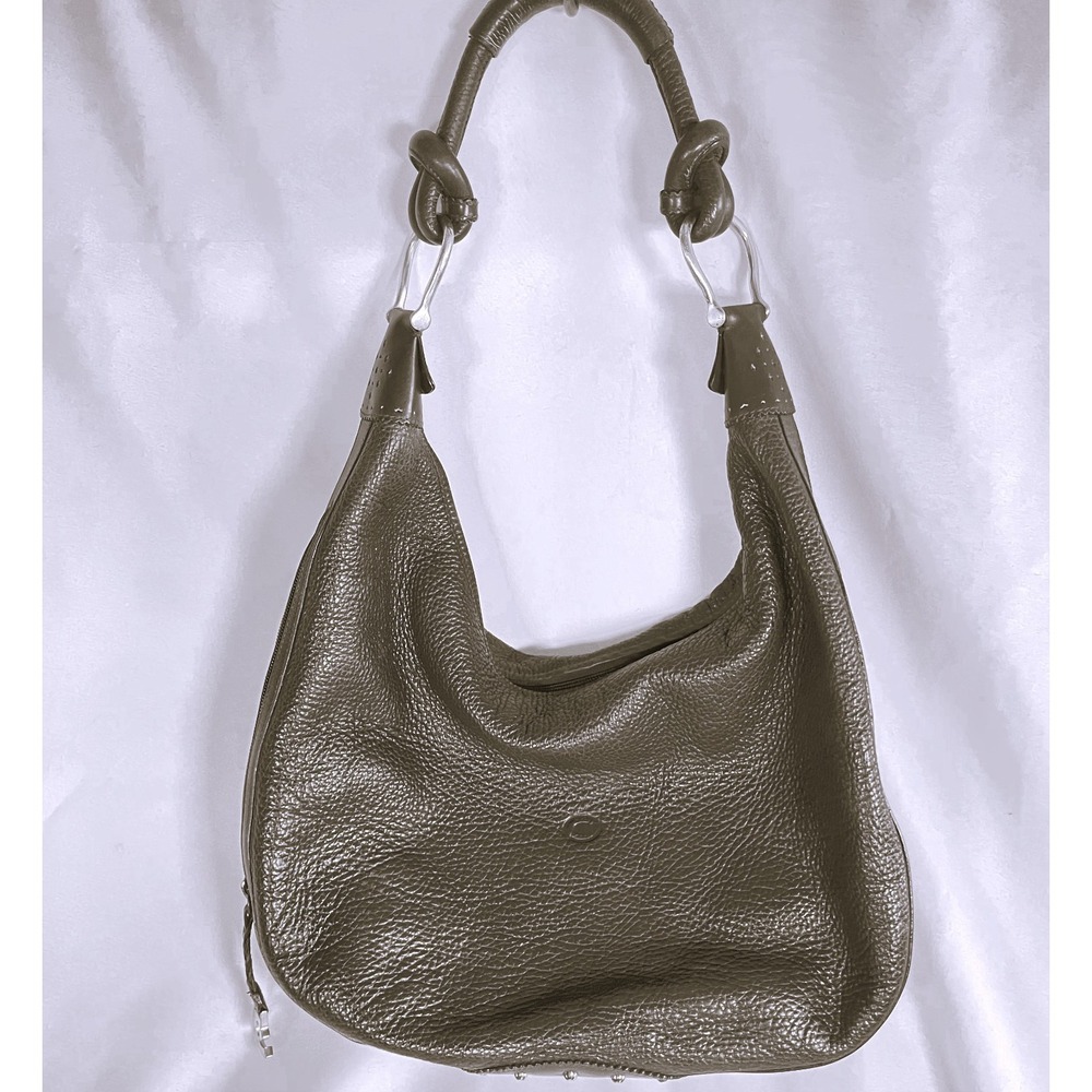 Frye Black Leather Cross Body Purse Pre-Owned 10" x9" - Picture 10 of 10